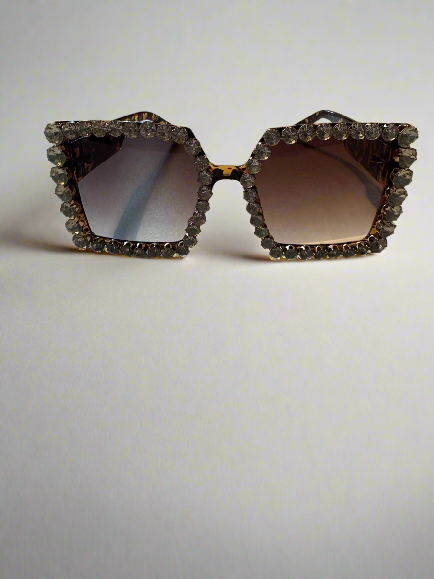 Rhinestone glasses
