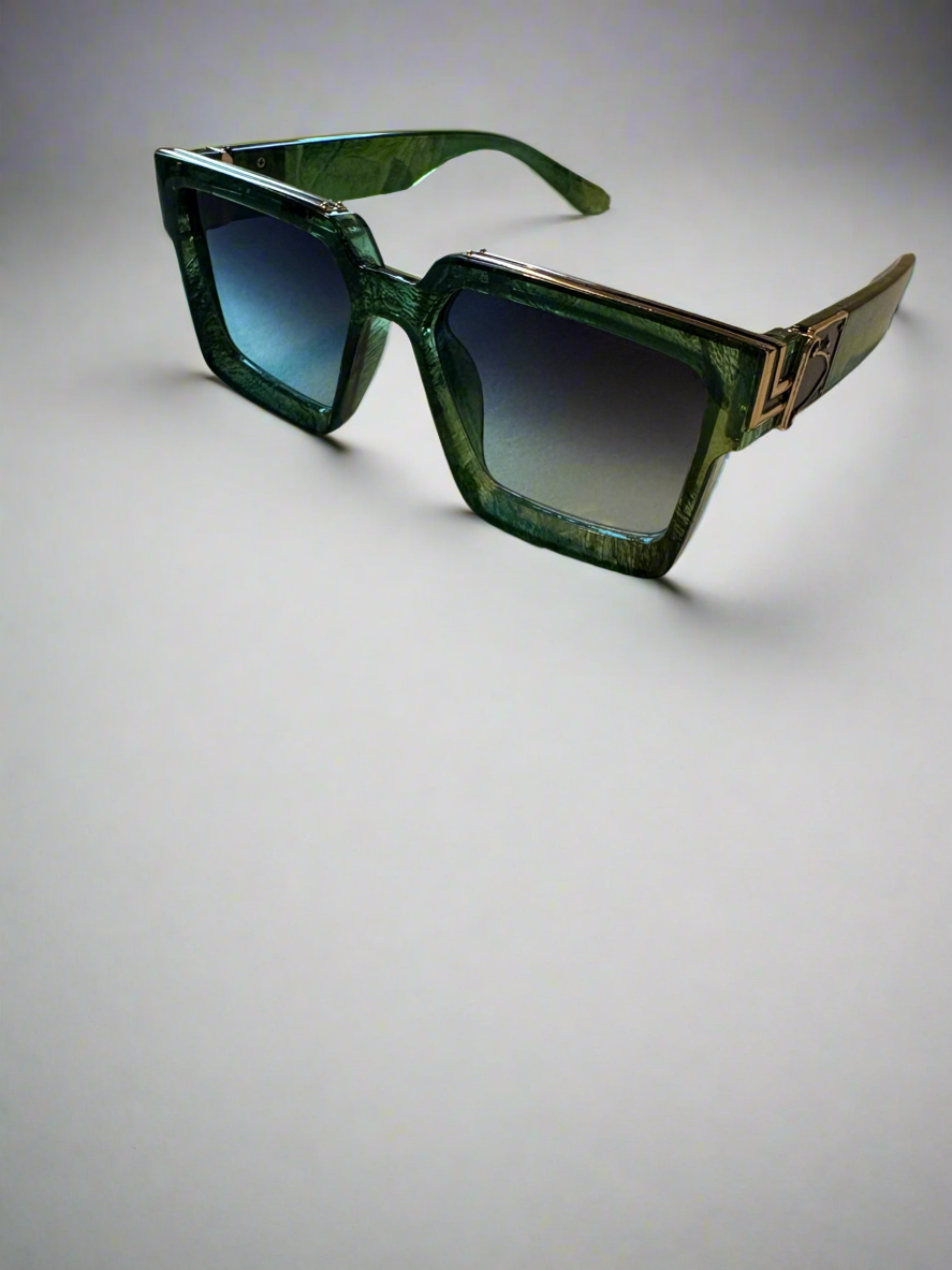 Square frame glasses