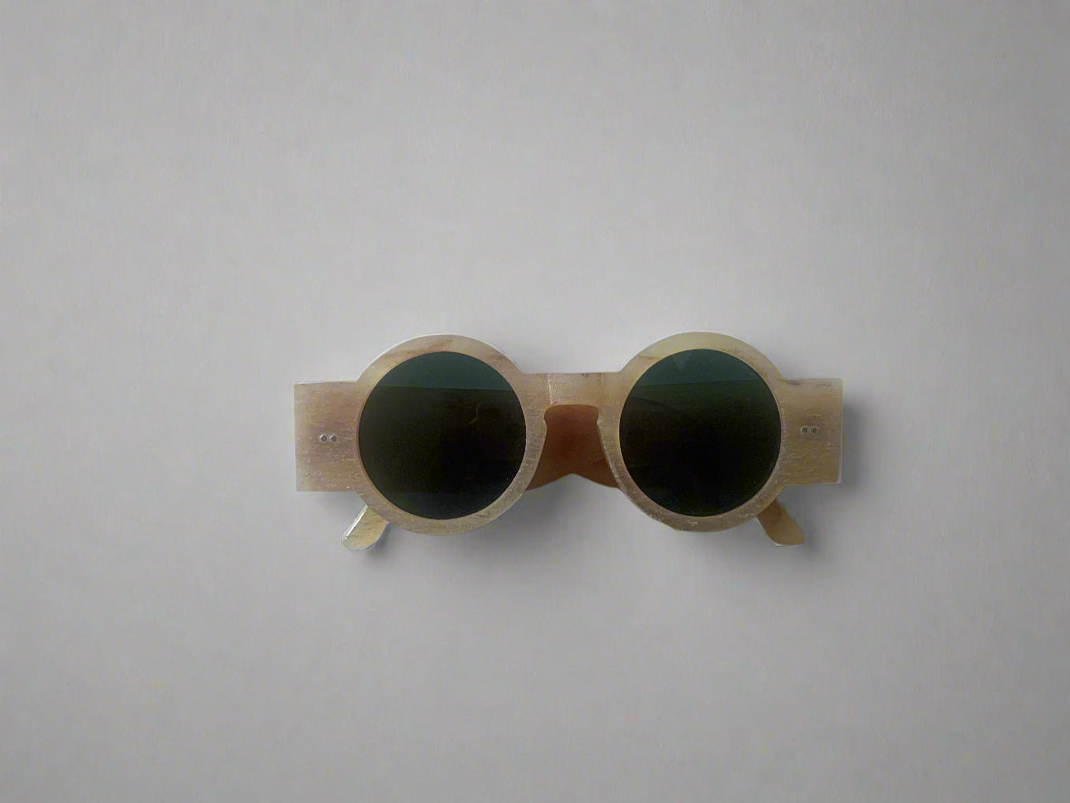 Genuine Honey Horn Sunglasses | Unique Design | Luxury Eyewear