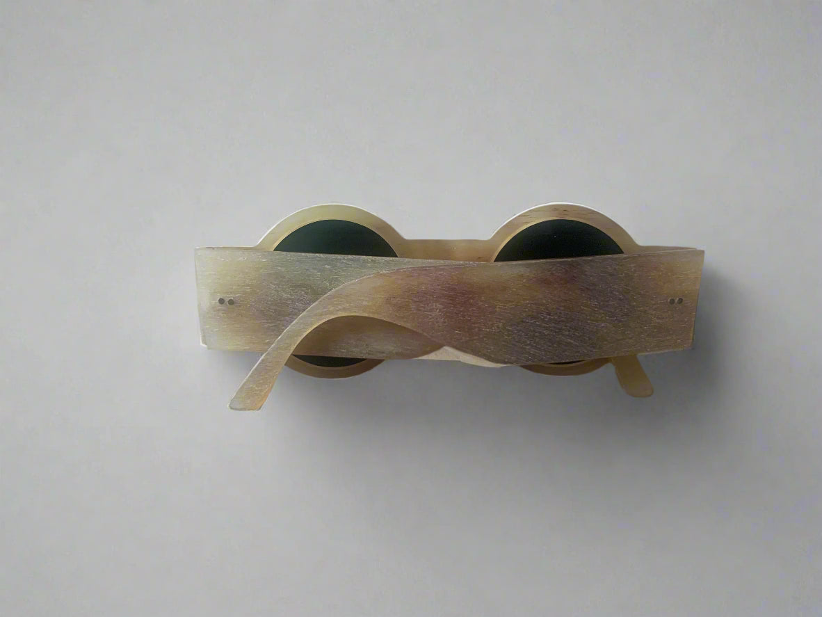 Genuine Honey Horn Sunglasses | Unique Design | Luxury Eyewear