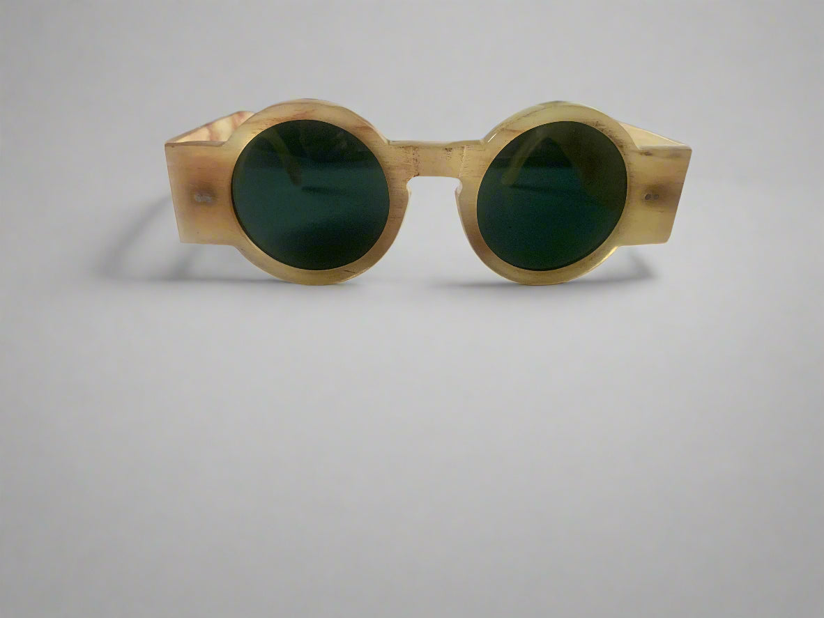 Genuine Honey Horn Sunglasses | Unique Design | Luxury Eyewear