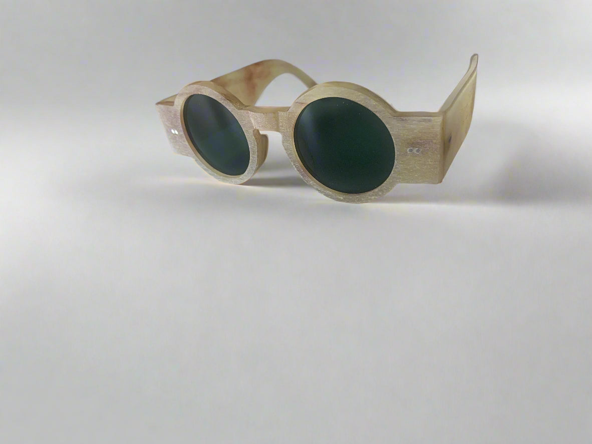 Genuine Honey Horn Sunglasses | Unique Design | Luxury Eyewear