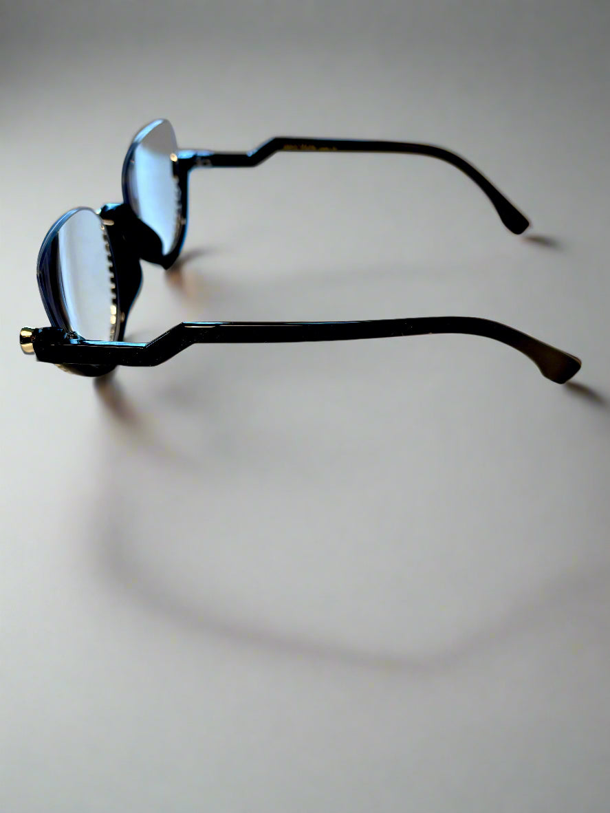 Cat Eye Reading Glasses | Anti Blue Light Eyewear | Rhinestone Trim Frames