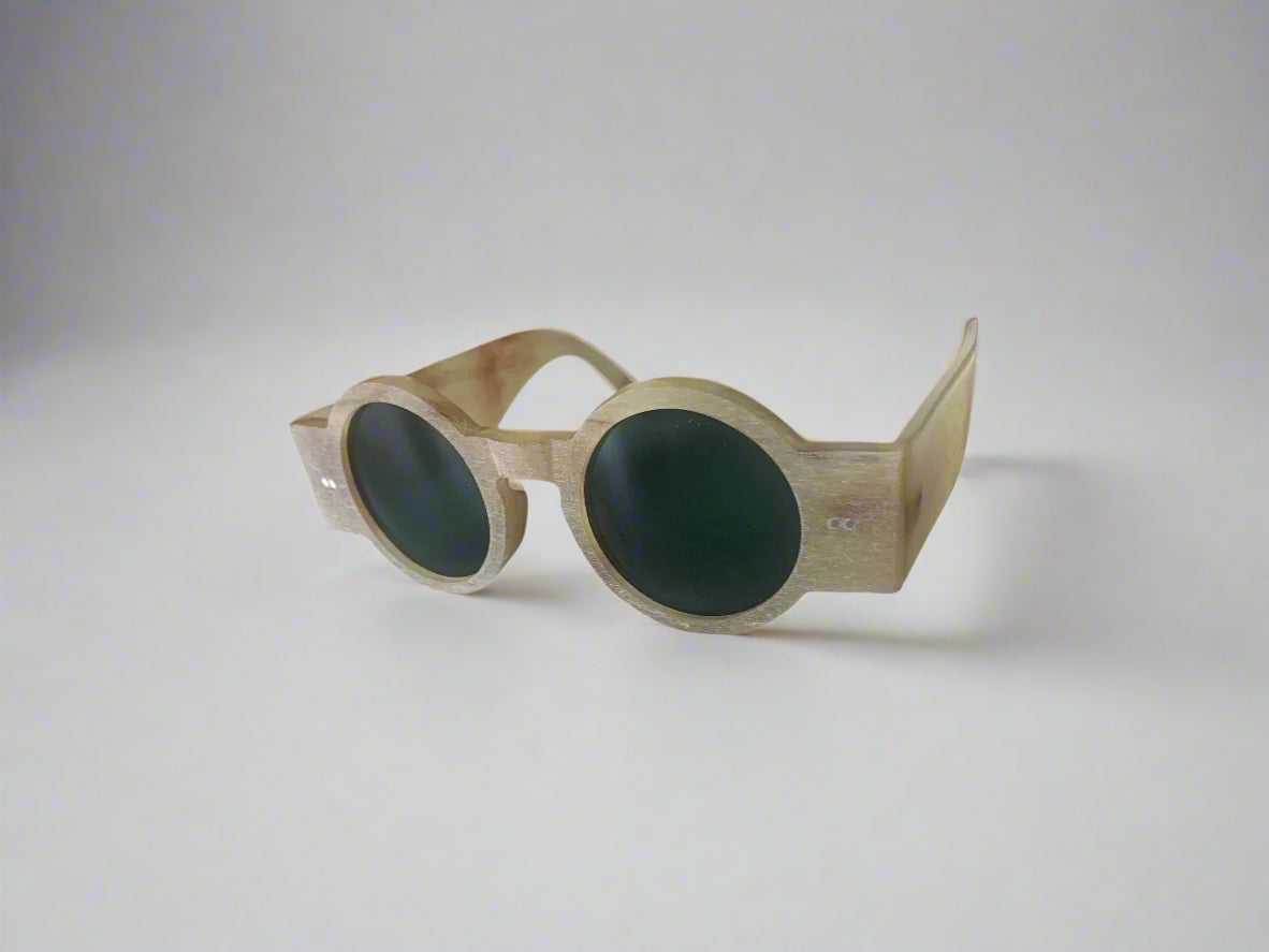 Genuine Honey Horn Sunglasses | Unique Design | Luxury Eyewear