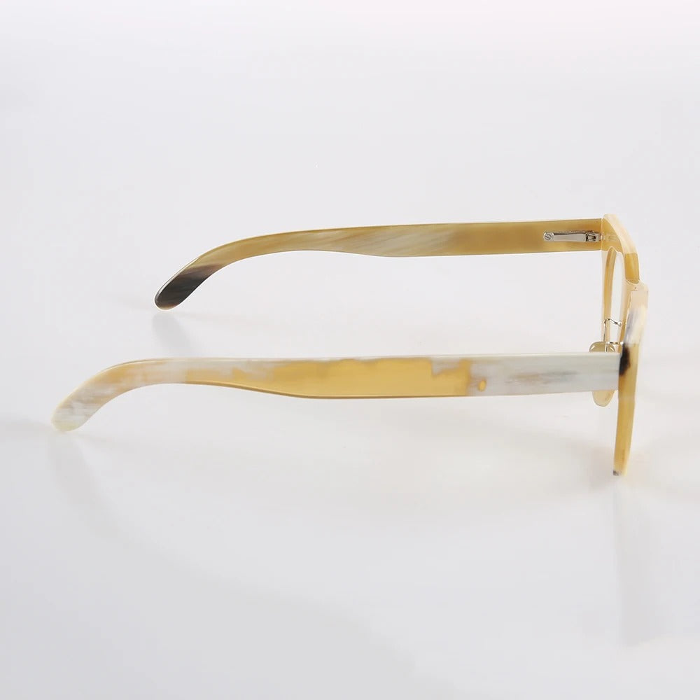 Anti Blue Light Glasses | Natural Horn Frames | Luxury Eyewear