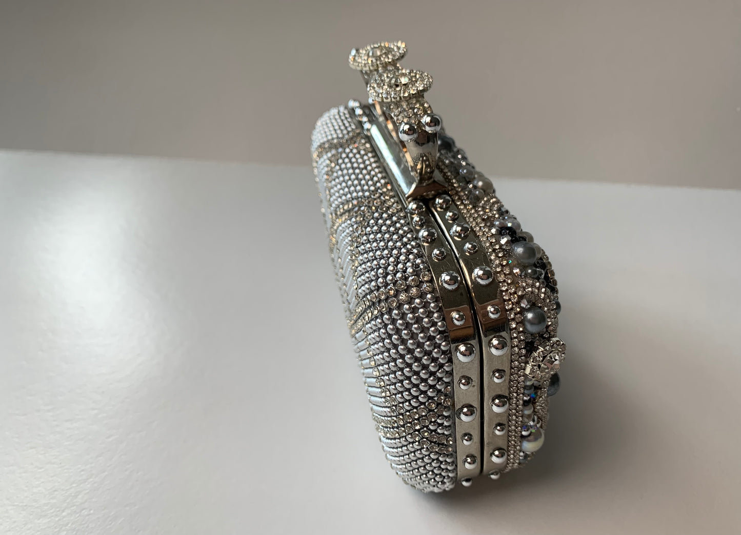 Upcycled Embellished Knuckle Evening Purse