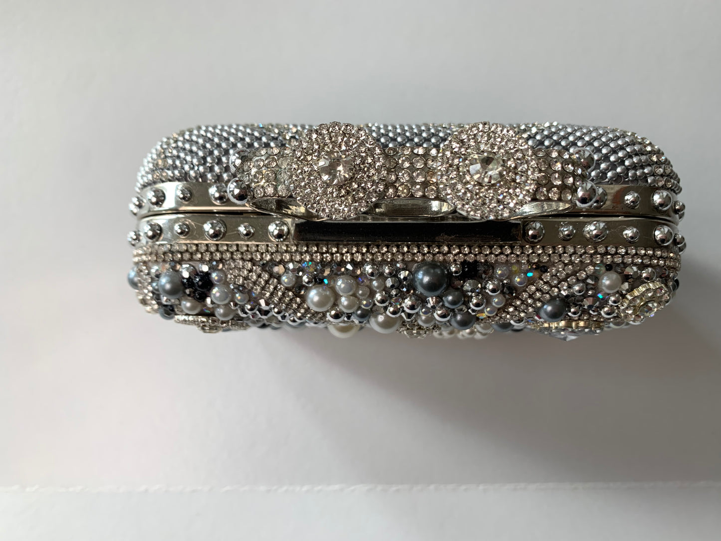 Upcycled Embellished Knuckle Evening Purse