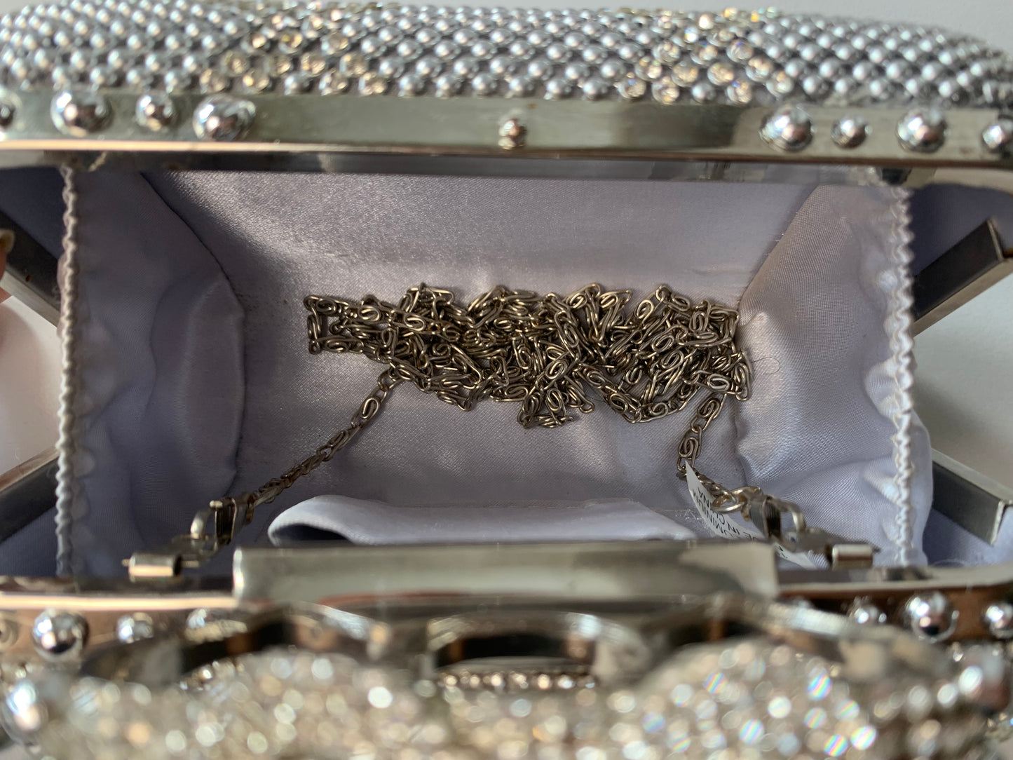 Upcycled Embellished Knuckle Evening Purse