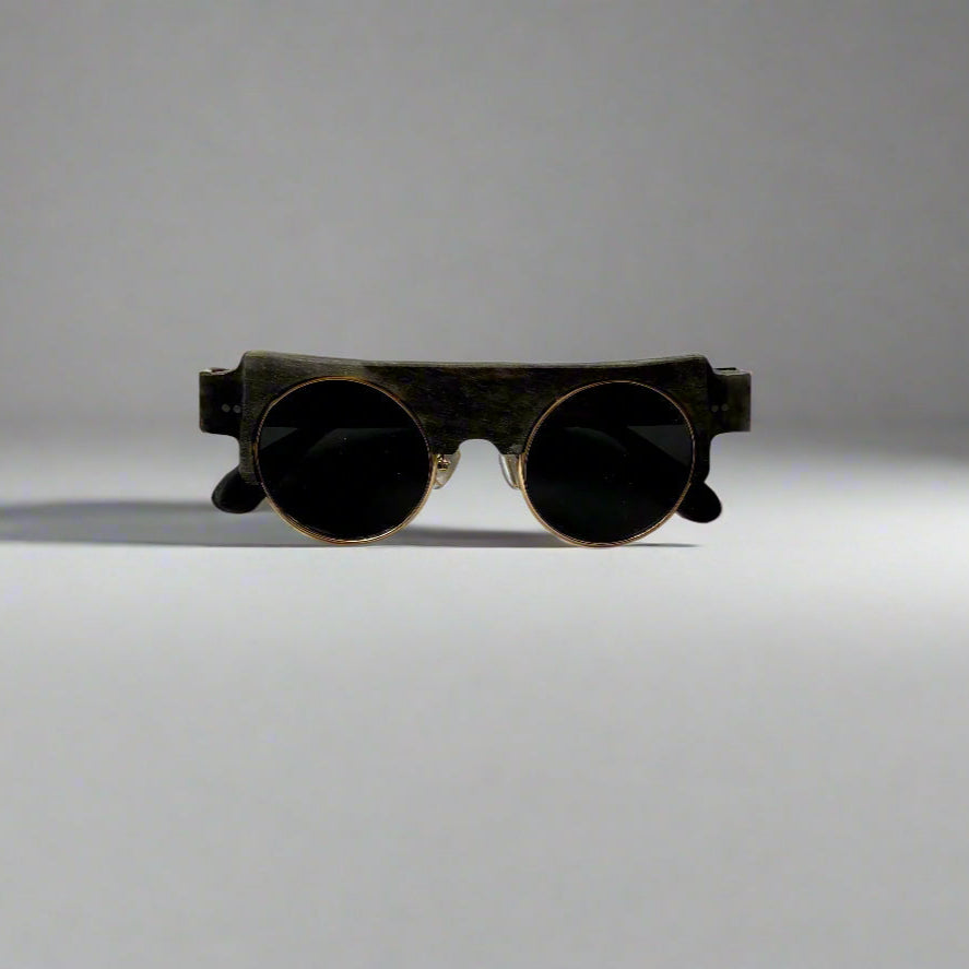 Steampunk Eyewear | Genuine Horn UV400 Sunglasses | Unique Luxury Eyewear |