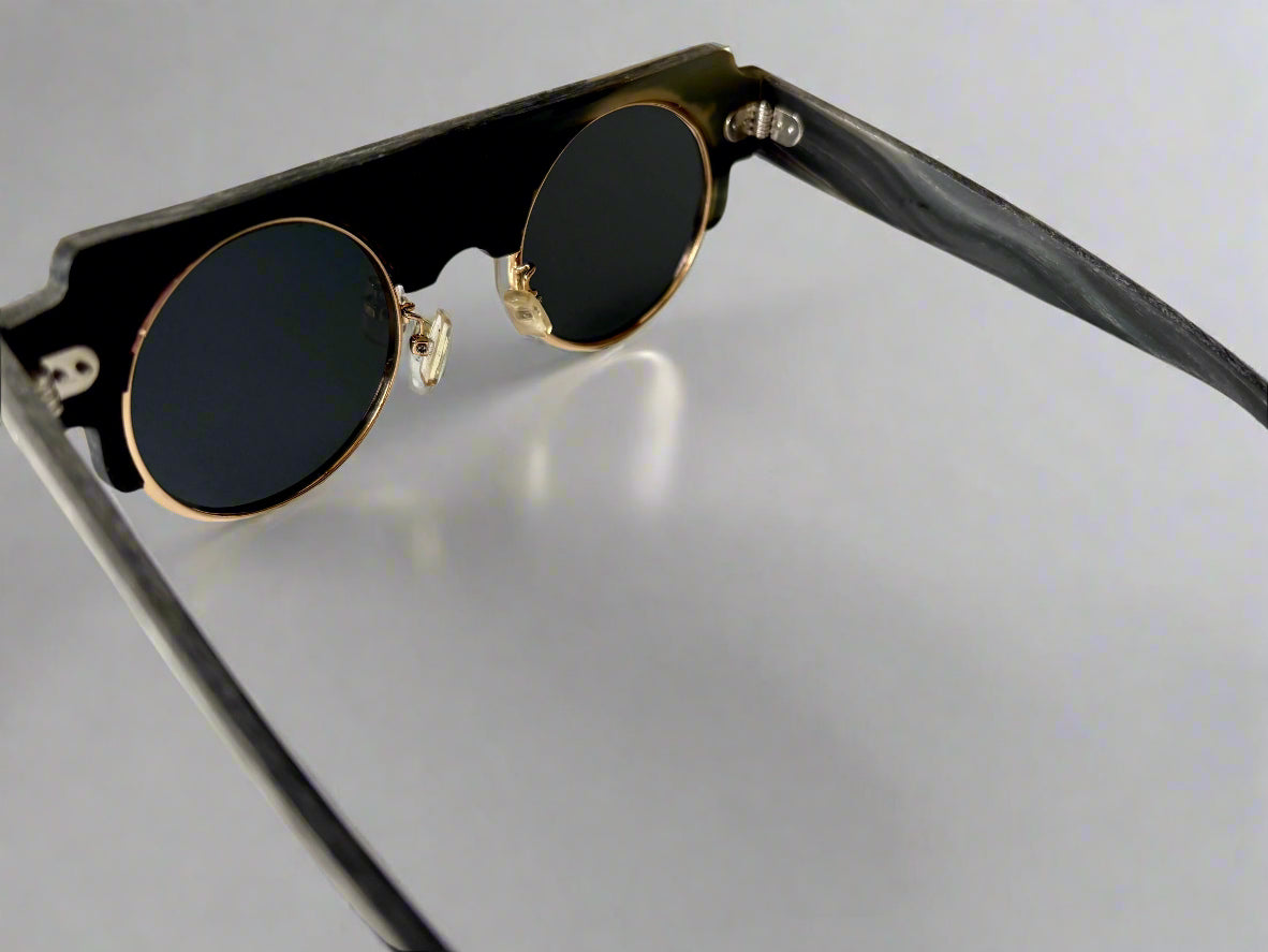 Steampunk Eyewear | Genuine Horn UV400 Sunglasses | Unique Luxury Eyewear |