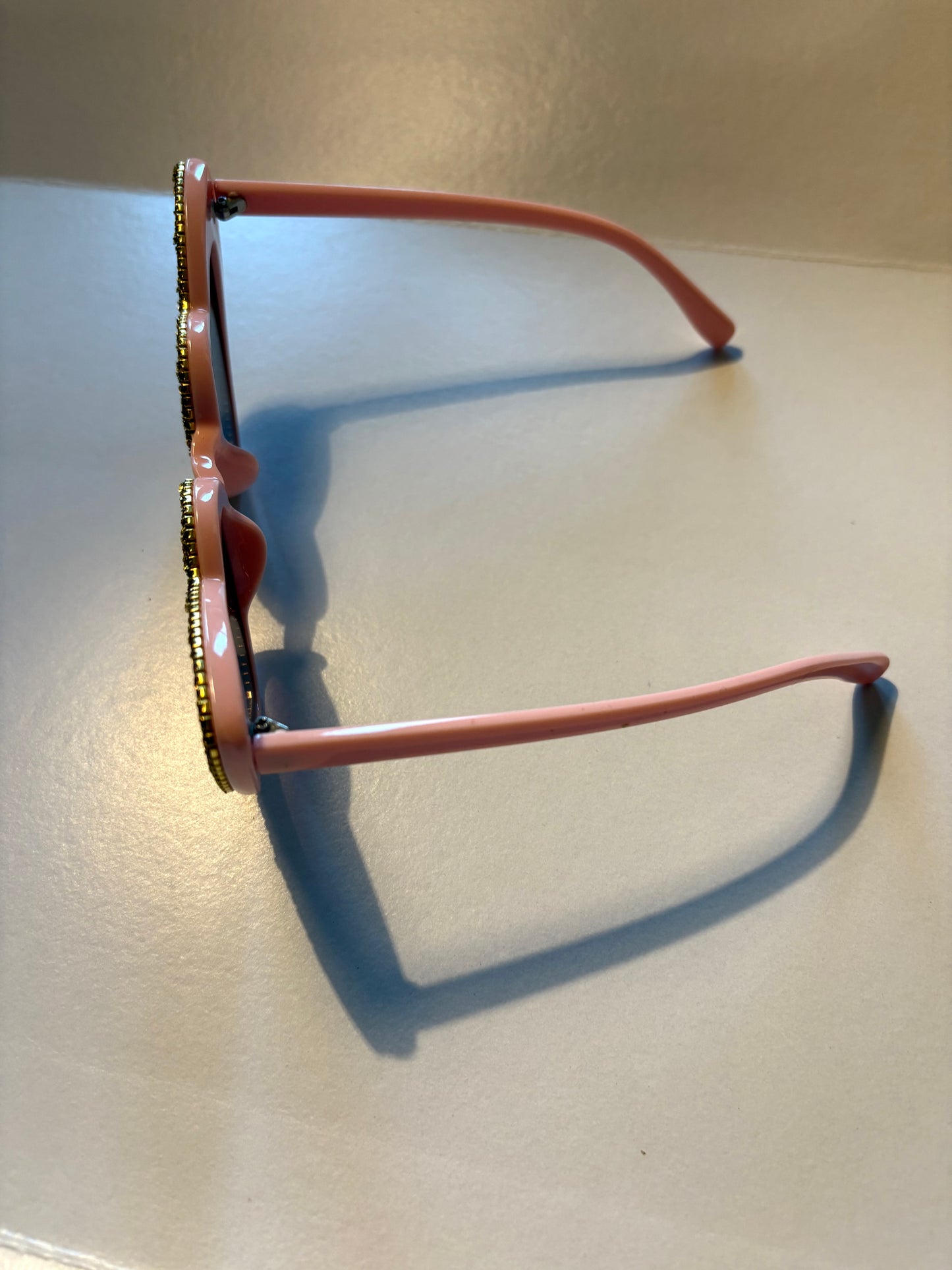 Glitter Heart Shaped Sunglasses