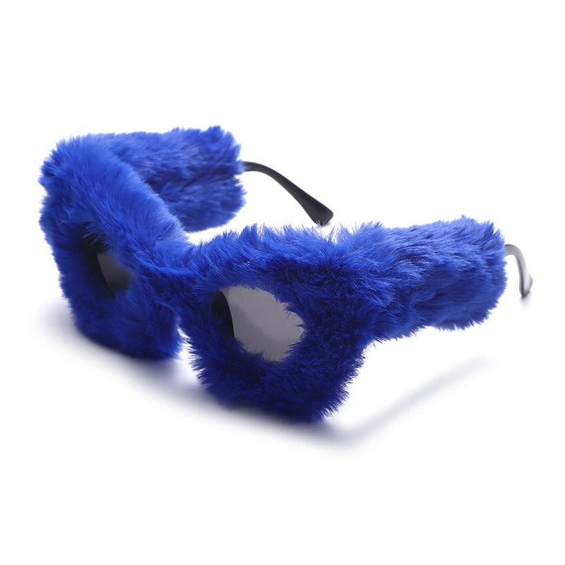 Fur - Trimmed Cat Eye Sunglasses