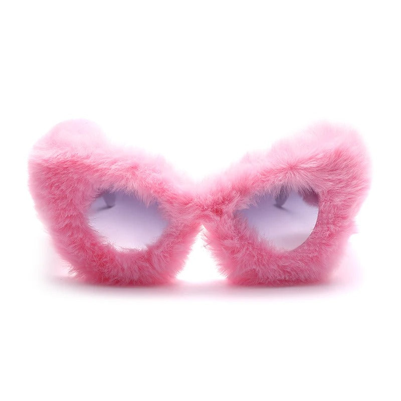 Fur - Trimmed Cat Eye Sunglasses