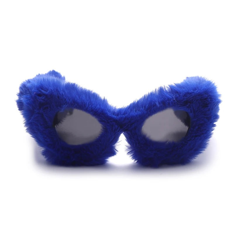 Fur - Trimmed Cat Eye Sunglasses