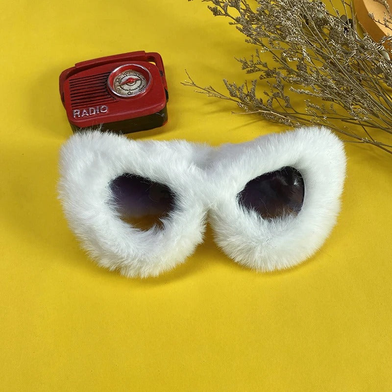 Fur - Trimmed Cat Eye Sunglasses
