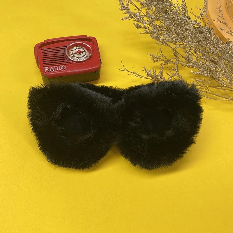 Fur - Trimmed Cat Eye Sunglasses